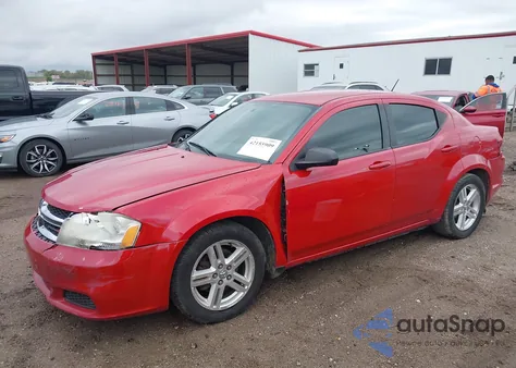 2014 Dodge Avenger Se из США, поврежденный, VIN 1C3CDZAB0EN112964